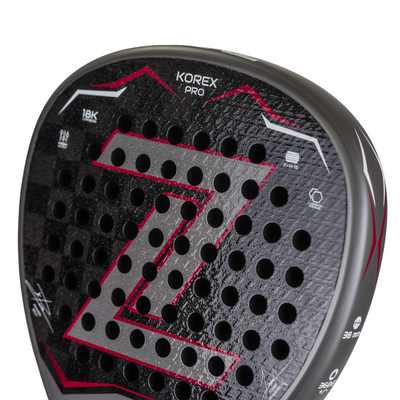 Zylo Korex Pro Padel Racket Shadow Grey