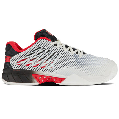 K-Swiss Men's Hypercourt Express 2 Tennis Shoe Bright White/Red
