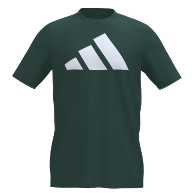 Adidas Men's Logo Tee Dark Green