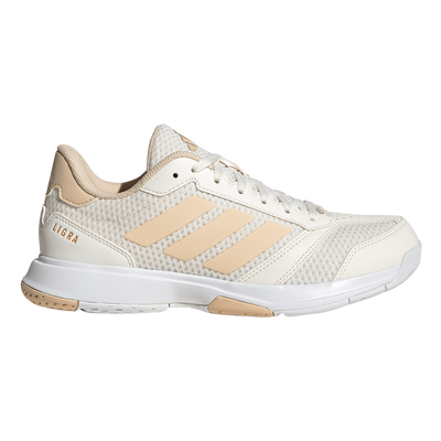 Adidas Women's Ligra 8 Indoor Court Shoes Gold