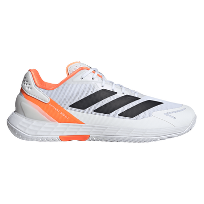 Adidas Men's Defiant Speed 2 Tennis Shoes White/Orange
