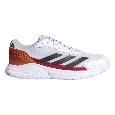 Adidas Men's Courtquick Padel Shoes White Lucid Orange