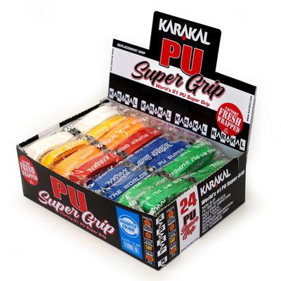Karakal PU Super Grip Assorted - Box of 24 Grips