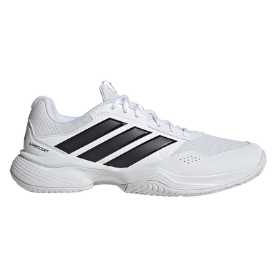 Adidas Men's GameCourt 3 Tennis Shoes White Core Black