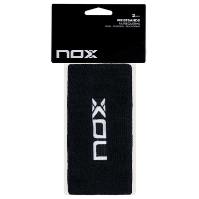 Nox Long Wristband 2 Pack - Black White