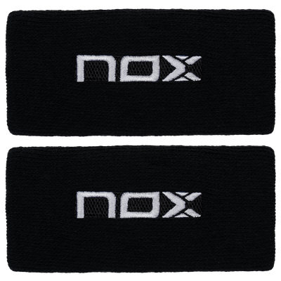 Nox Long Wristband 2 Pack - Black White