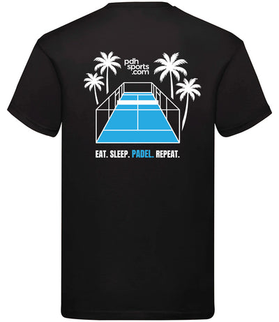 PDH Padel Palm Tree T-Shirt Black