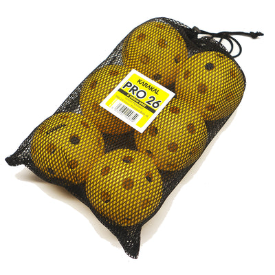 Karakal Pro 26 Indoor Pickleball Balls - 6 Pack