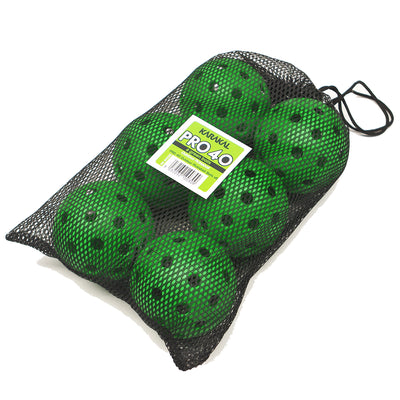 Karakal Pro 40 Outdoor Pickleball Balls - 6 Pack