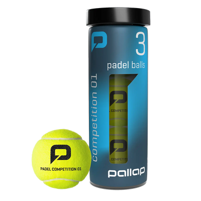 Pallap Competition Padel Balls - 3 Ball Tube