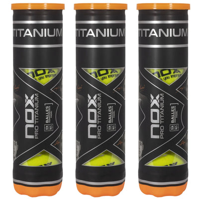 Nox Pro Titanium Padel Balls - Dozen