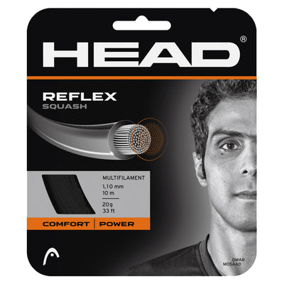 HEAD Reflex 1.10mm Squash String Set Black