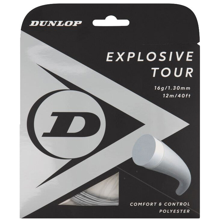 Dunlop Sports Corde De Tennis Explosive – Polyester Monofilament – Confort Et Vitesse Dunlop Sports Corde De Tennis Explosive – Polyester Monofilament – Confort Et Vitesse
