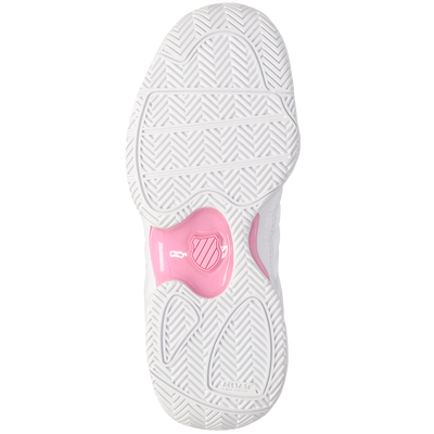 K-Swiss Women's Defier RS Tennis Shoes White Sachet Pink