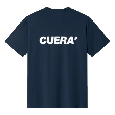 Cuera Men's On Court Airy Logo T-Shirt Navy