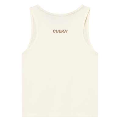 Cuera Women's On Court Cropped Tank Top Off White