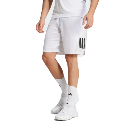 Adidas Men's Club 3 Stripe Shorts White