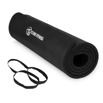 Fitness Mad Core Fitness Mat - 10mm Black
