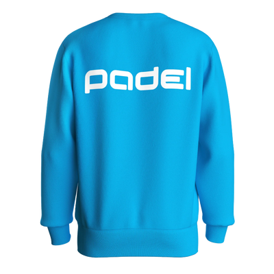 Pallap Vintage Crewneck Jumper Cyan Blue