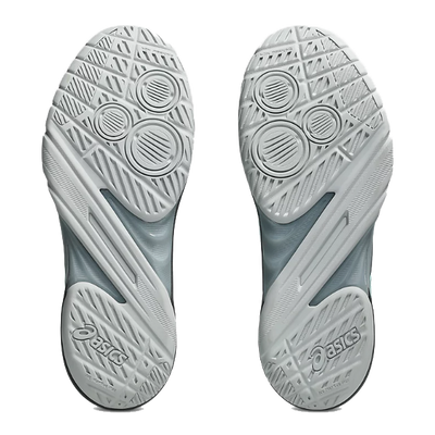 Asics Men's Powerbreak FF Indoor Court Shoes Concrete Illuminate Mint