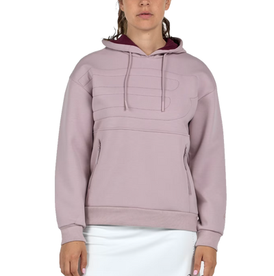 Bullpadel Women's Eolia Hoodie Pink Shadow