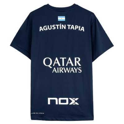 Nox Men's Agustin Tapia AT10 Sponsor T-Shirt Dark Blue