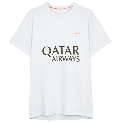 Nox Men's Agustin Tapia AT10 Sponsor T-Shirt White