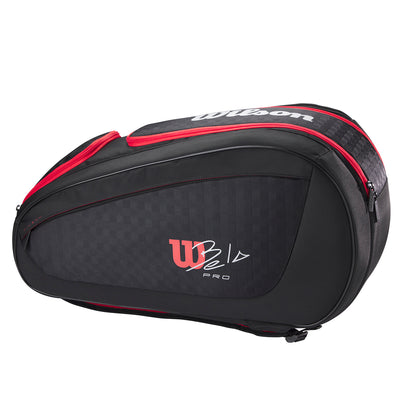 Wilson Bela V3 Padel Racket Bag Black Red
