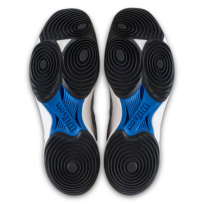 Wilson Men's Hurakn Pro V2 Padel Shoes White Deja Vu Blue