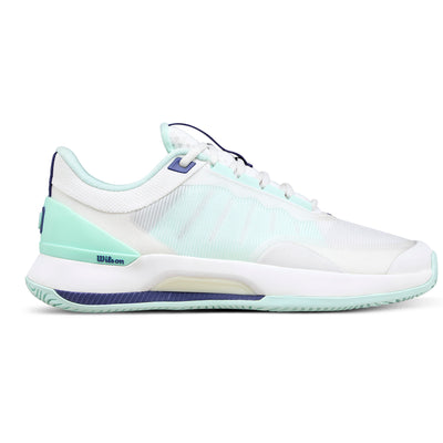Wilson Women's Intrigue Tour Tennis Shoes White/Bay/Skipper Blue