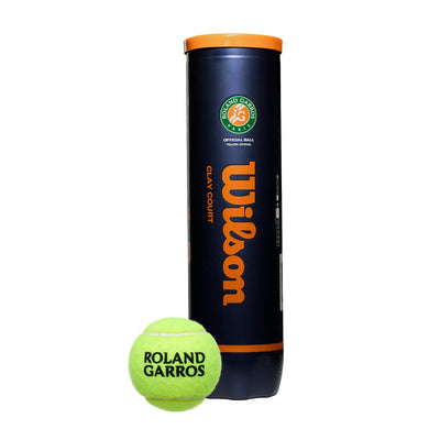 Wilson Roland Garros Clay Tennis Ball - 4 Ball Can