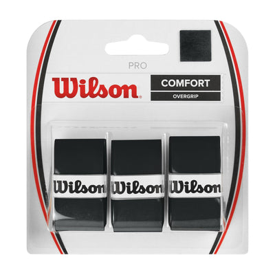 Wilson Pro Overgrip 3 Pack - Black