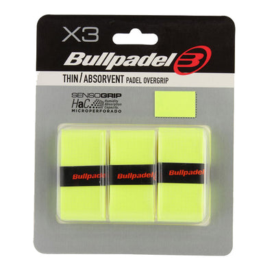 Bullpadel Thin Padel Overgrip - 3 Pack