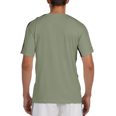 Bullpadel Men's Pocate Premier Padel T-Shirt Khaki