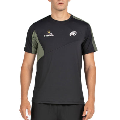 Bullpadel Men's Pocate Premier Padel T-Shirt Black