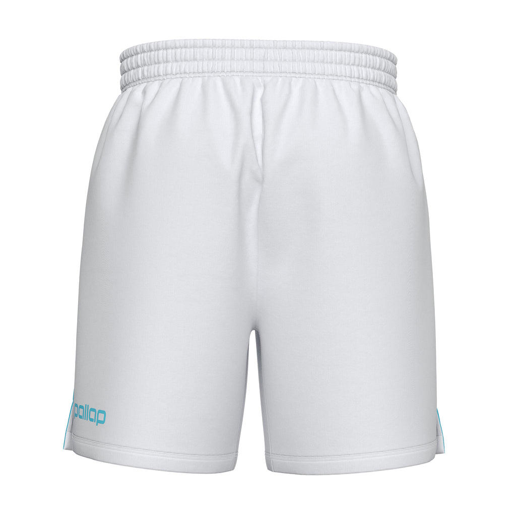 Pallap Men's Shorts White Cyan