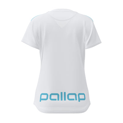 Pallap Women's Tech V Neck Tee White