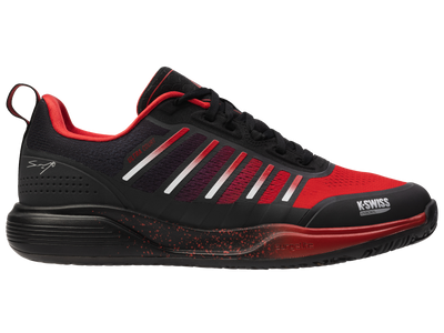 K-Swiss Men's Ultra Court Padel Shoes Black Anthracite Red