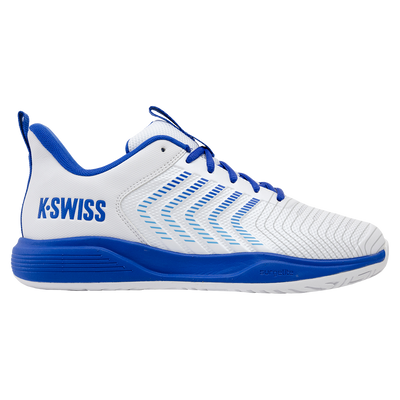 K-Swiss Men's Ultrashot Light Tennis Shoes - White Dazzling Blue