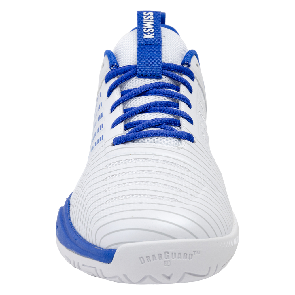 K-Swiss Men's Ultrashot Light Tennis Shoes - White Dazzling Blue