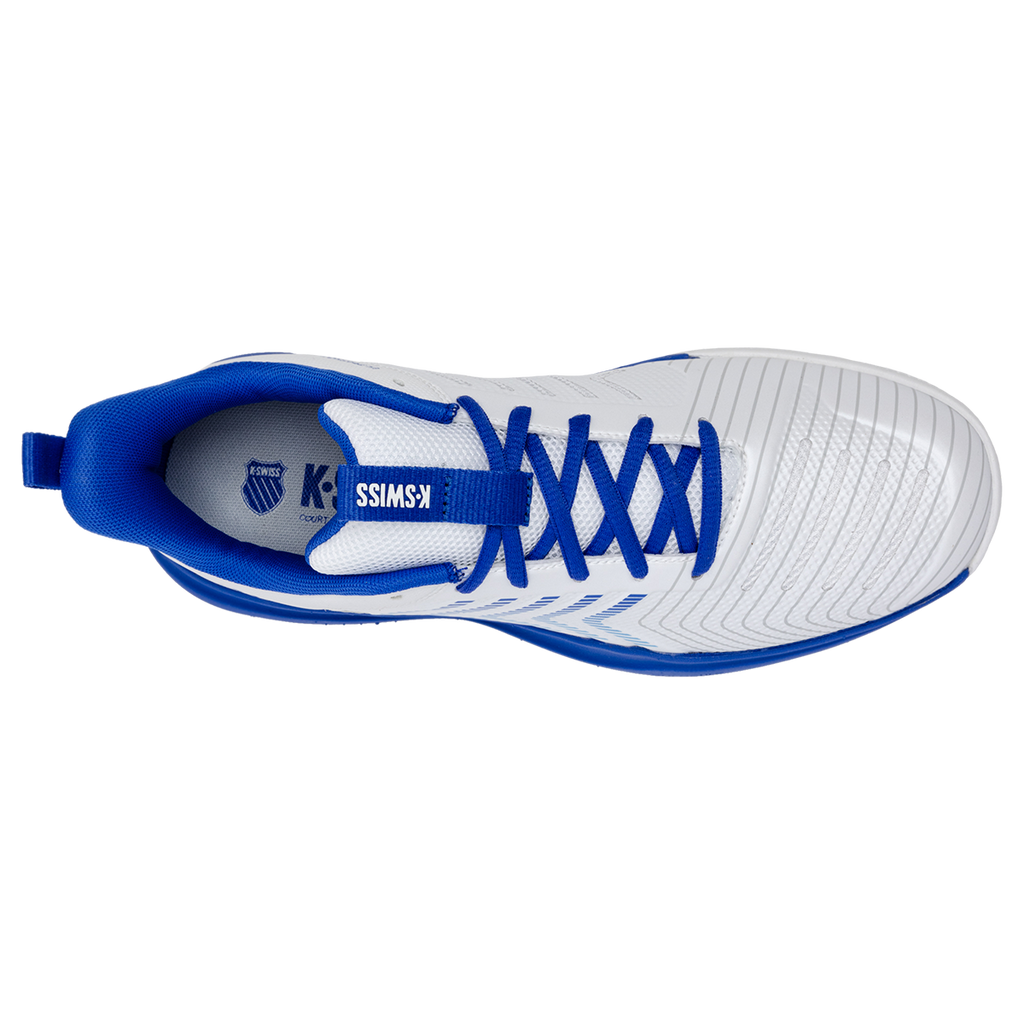 K-Swiss Men's Ultrashot Light Tennis Shoes - White Dazzling Blue