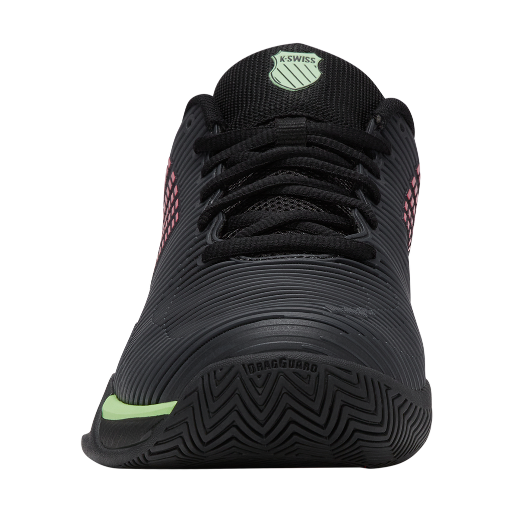 K-Swiss Men's Hypercourt Express 2 Tennis Shoe Black Green