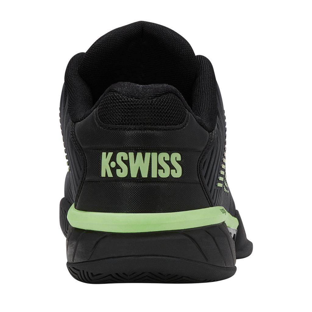 K-Swiss Men's Hypercourt Express 2 Tennis Shoe Black Green