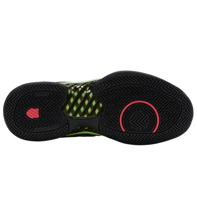 K-Swiss Men's Hypercourt Express 2 Tennis Shoe Black Green