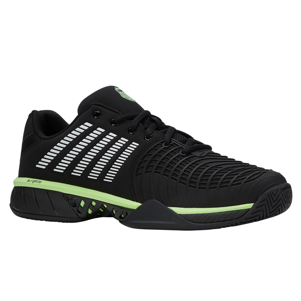 K-Swiss Men's Express Light 3 Tennis Shoes Black Green