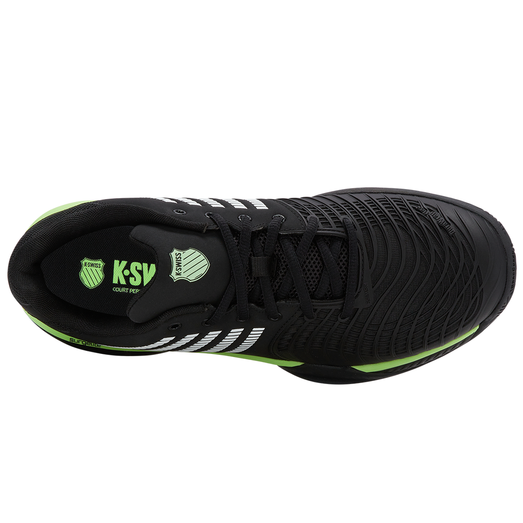 K-Swiss Men's Express Light 3 Tennis Shoes Black Green