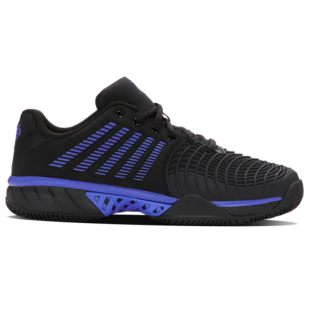 K-Swiss Men's Express Light 3 Clay Tennis Shoes Black Dazzling Blue