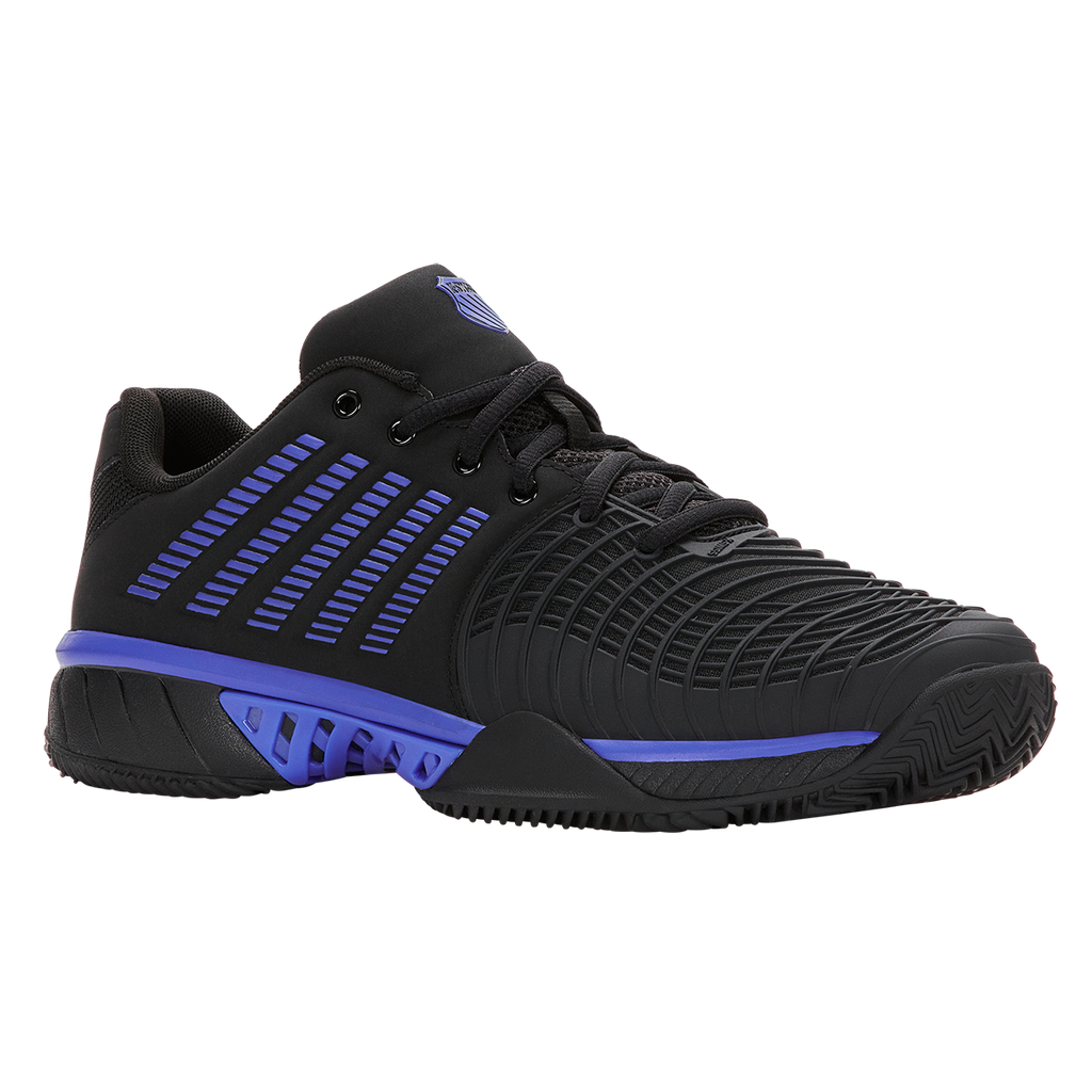 K-Swiss Men's Express Light 3 Clay Tennis Shoes Black Dazzling Blue