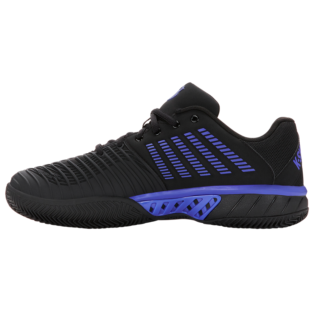 K-Swiss Men's Express Light 3 Clay Tennis Shoes Black Dazzling Blue