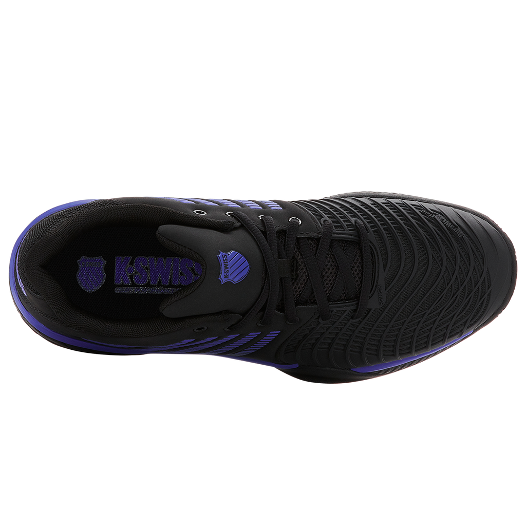 K-Swiss Men's Express Light 3 Clay Tennis Shoes Black Dazzling Blue
